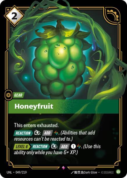 Honeyfruit - Unleashed - 049/219 - Foil - NM