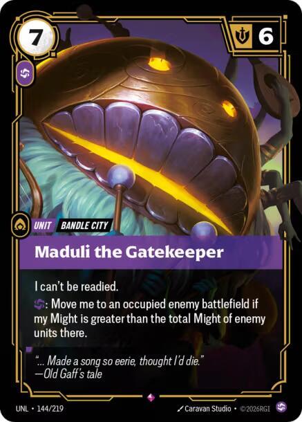 Maduli the Gatekeeper - Unleashed - 144/219 - Foil - NM