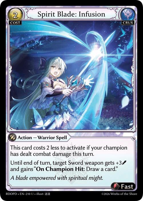 Spirit Blade: Infusion - Radiant Origins: Pantheon - 210 - - NM