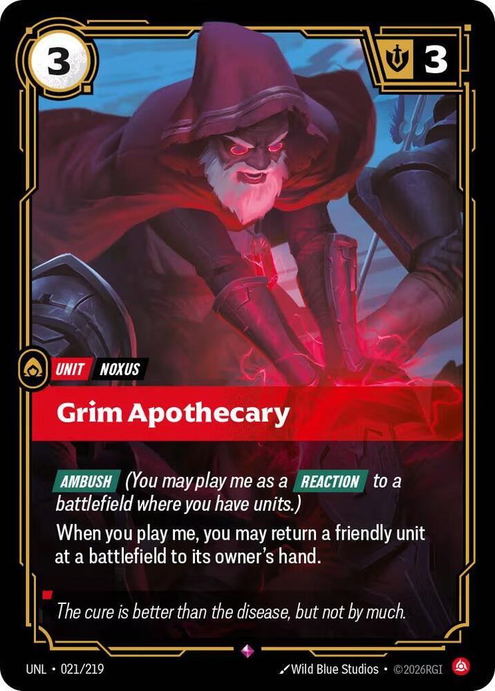 Grim Apothecary - Unleashed - 021/219 - Foil - NM