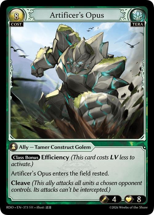 Artificer's Opus - Radiant Origins - 373 - - NM