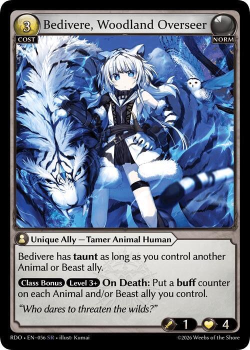 Bedivere, Woodland Overseer - Radiant Origins - 056 - - NM