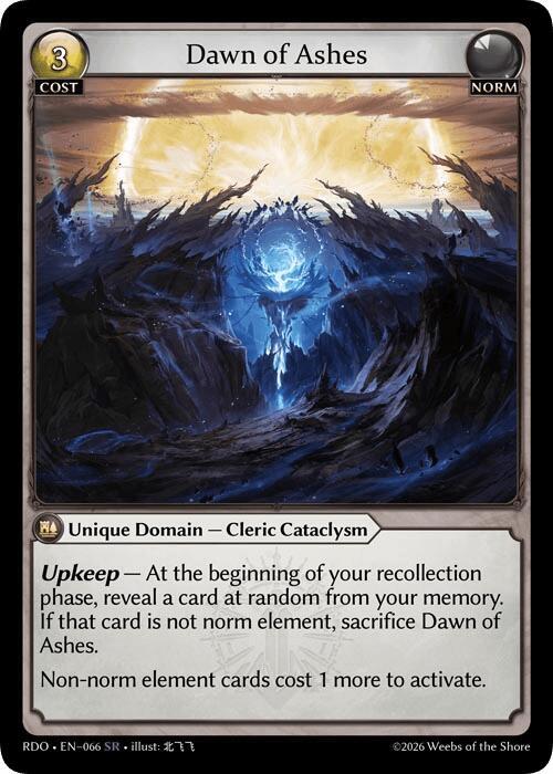 Dawn of Ashes - Fractured Crown - 030 - - NM