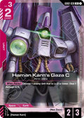 Haman Karns Gaza C Store Tournament Participant Pack 04 - Gundam Promotional Cards - GD02-039 - Holo - NM
