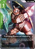 Turning Point of History Store Tournament Participant Pack 04 - Gundam Promotional Cards - GD02-104 - Holo - NM
