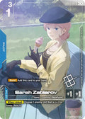Sarah Zabiarov (Store Tournament Winner Pack 04) - Gundam Promotional Cards - GD03-087 - Holo - NM