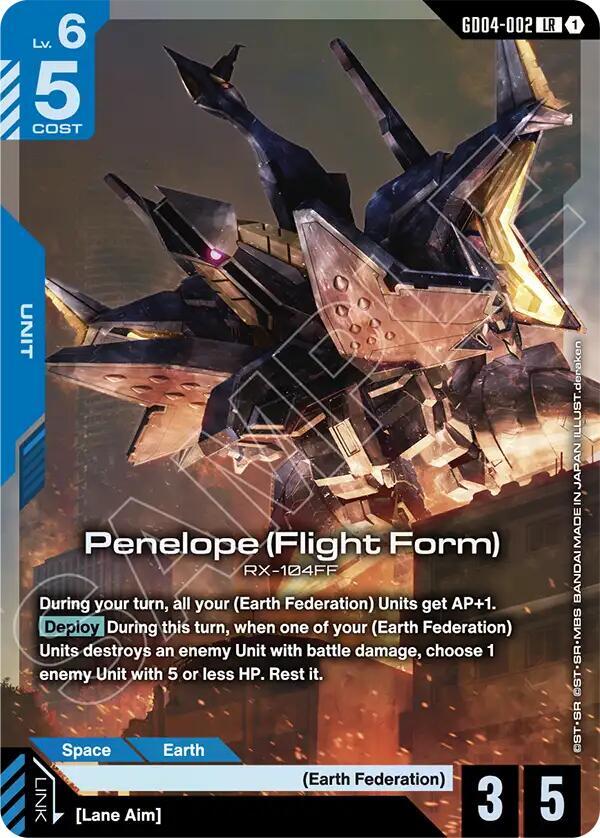 Penelope (Flight Form) - Phantom Aria - GD04-002 - Holo - NM