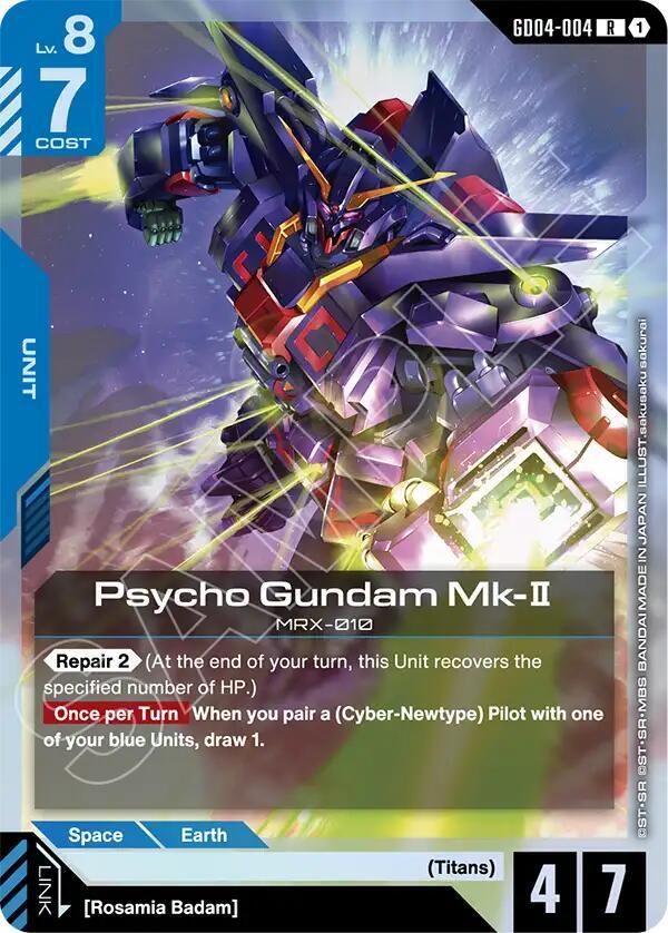 Psycho Gundam Mk II - Phantom Aria - GD04-004 - Holo - NM