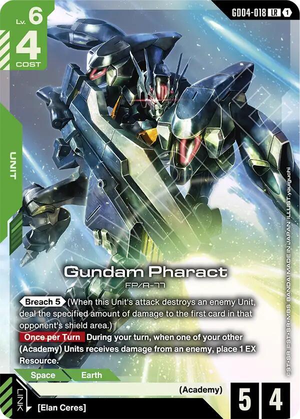 Gundam Pharact - Phantom Aria - GD04-018 - Holo - NM