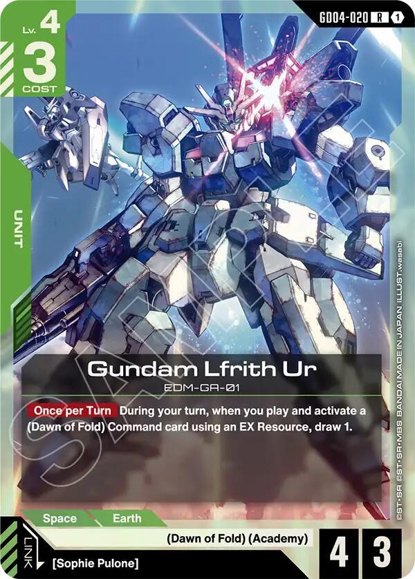 Gundam Lfrith Ur - Phantom Aria - GD04-020 - Holo - NM