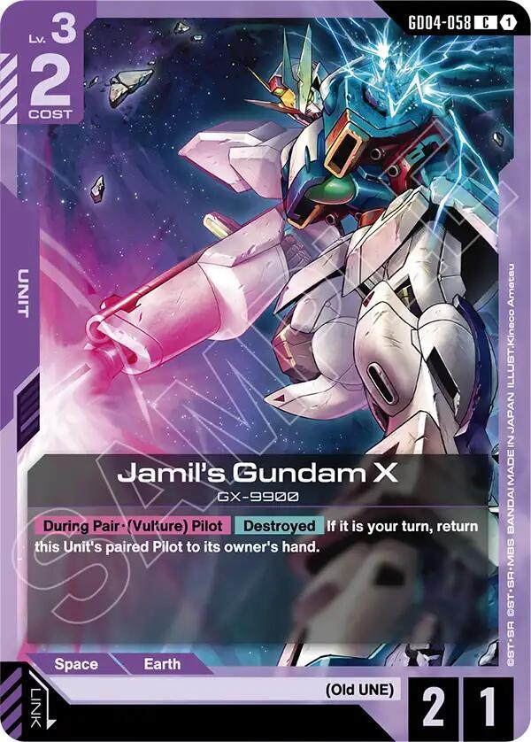Jamils Gundam X - Phantom Aria - GD04-058 - NM