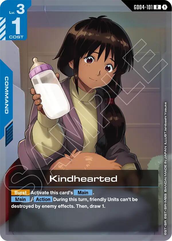 Kindhearted - Phantom Aria - GD04-101 - Holo - NM
