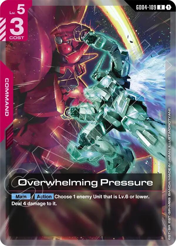 Overwhelming Pressure - Phantom Aria - GD04-109 - Holo - NM