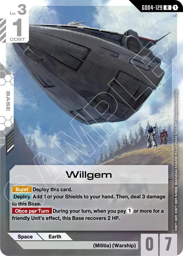 Willgem - Phantom Aria - GD04-129 - Holo - NM