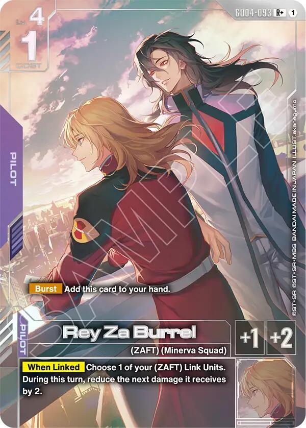 Rey Za Burrel Rplus - Phantom Aria - GD04-093 - Holo - NM