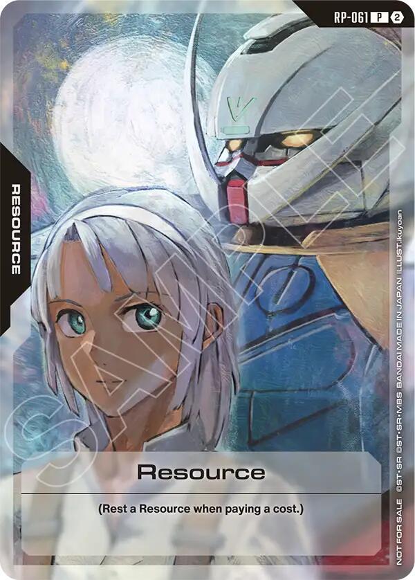 Resource RP 061 1st Anniversary Resource Pack - Promotional Resource Tokens - RP-061 - Holo - NM