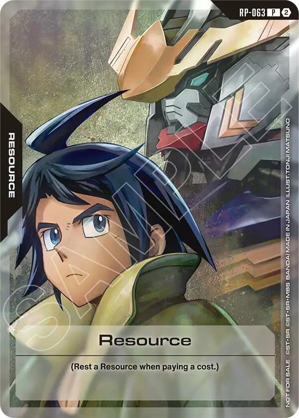 Resource RP 063 1st Anniversary Resource Pack - Promotional Resource Tokens - RP-063 - Holo - NM