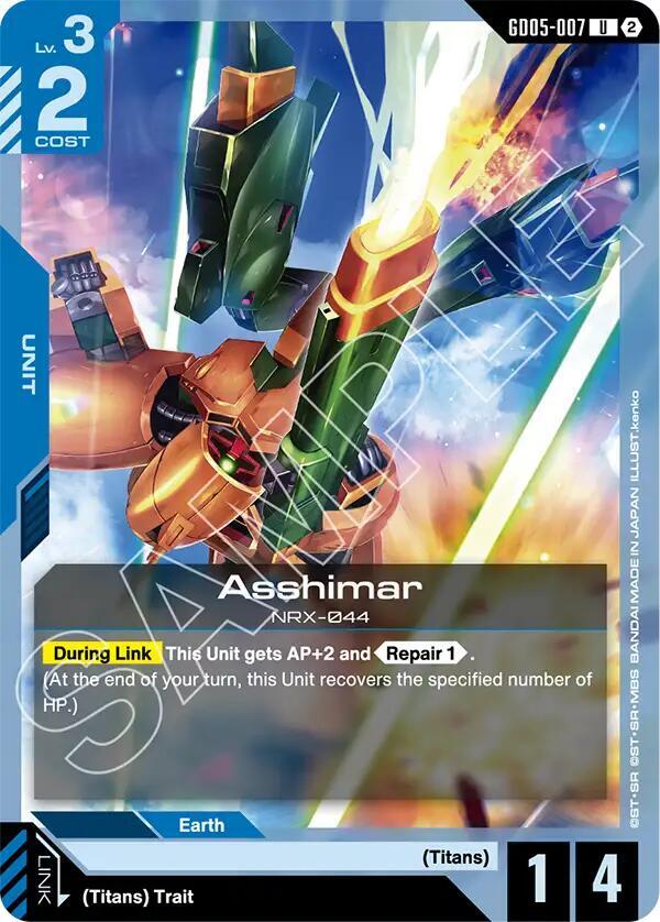 Asshimar - Freedom Ascension - GD05-007 - NM