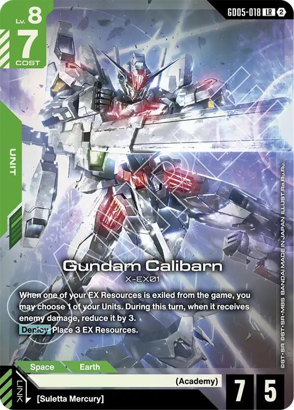 Gundam Calibarn - Freedom Ascension - GD05-018 - Holo - NM
