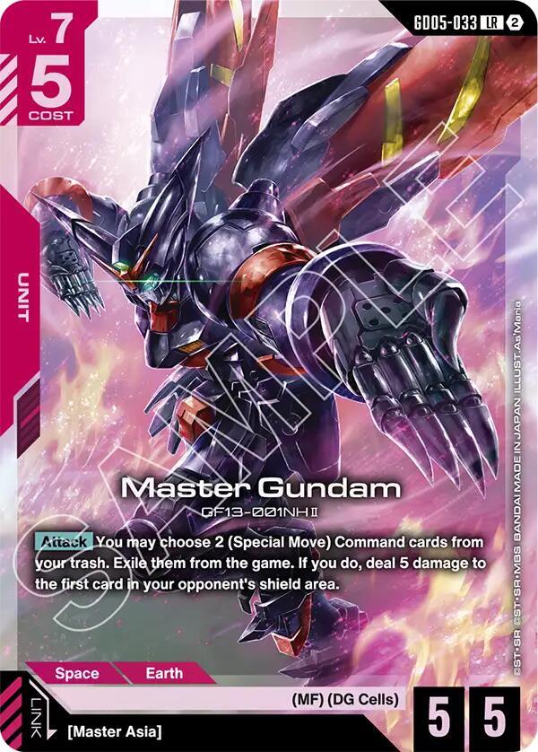 Master Gundam - Freedom Ascension - GD05-033 - Holo - NM