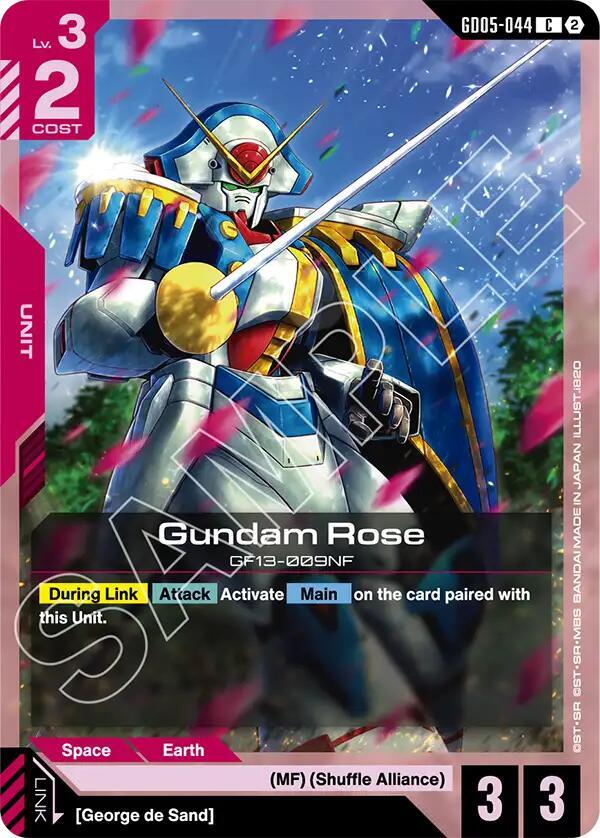 Gundam Rose - Freedom Ascension - GD05-044 - NM