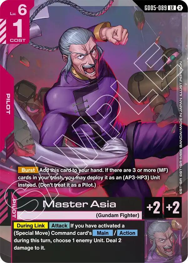 Master Asia - Freedom Ascension - GD05-089 - Holo - NM
