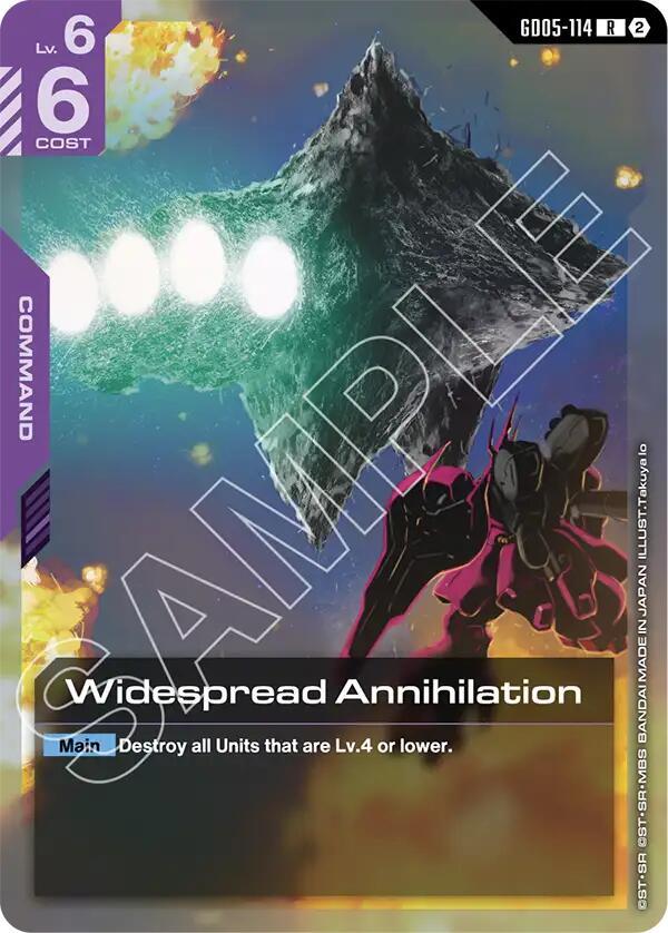 Widespread Annihilation - Freedom Ascension - GD05-114 - Holo - NM