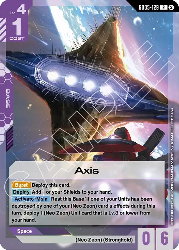 Axis - Freedom Ascension - GD05-129 - Holo - NM