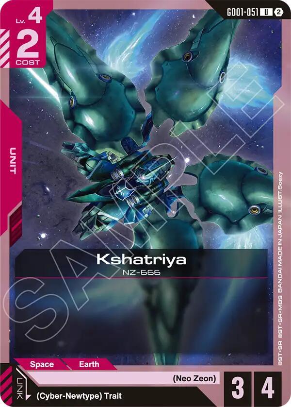 Kshatriya - Deck Build Box Freedom Ascension - GD01-051 - NM