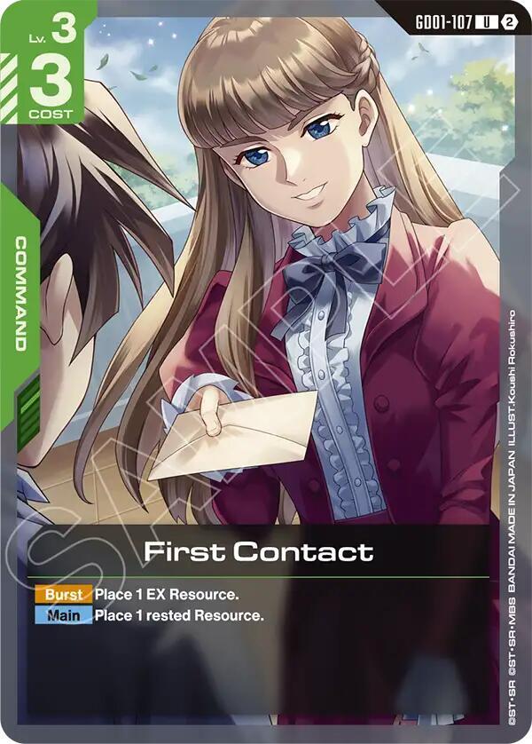 First Contact - Deck Build Box Freedom Ascension - GD01-107 - NM