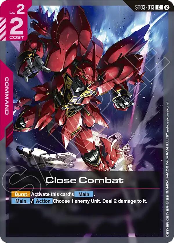 Close Combat - Deck Build Box Freedom Ascension - ST03-013 - NM