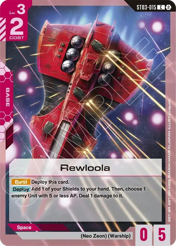 Rewloola - Deck Build Box Freedom Ascension - ST03-015 - NM
