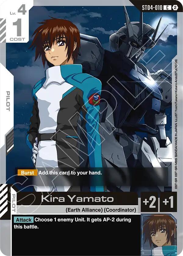 Kira Yamato - Deck Build Box Freedom Ascension - ST04-010 - NM
