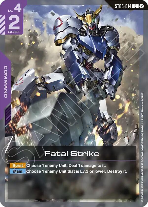 Fatal Strike - Deck Build Box Freedom Ascension - ST05-014 - NM