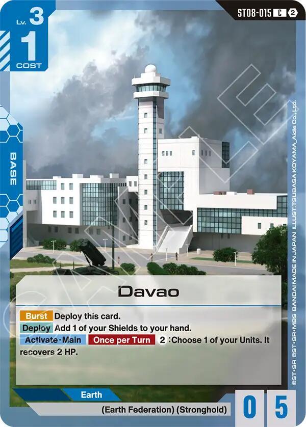 Davao - Deck Build Box Freedom Ascension - ST08-015 - NM