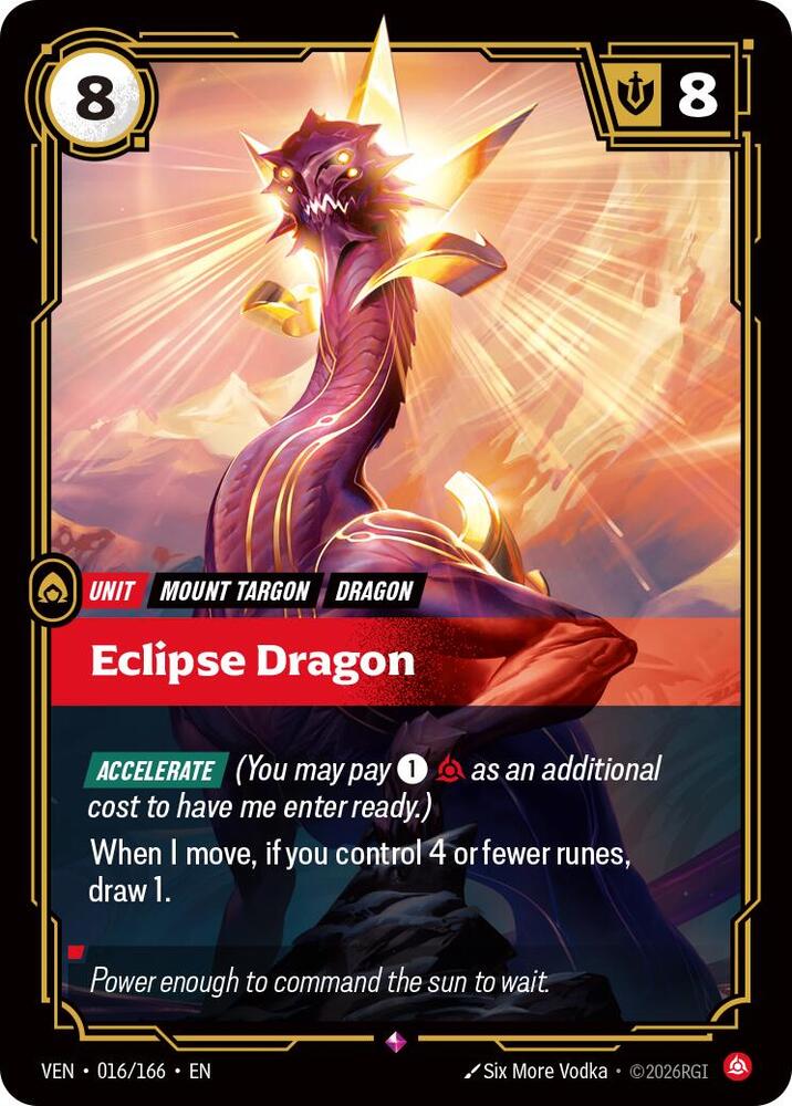 Eclipse Dragon - Vendetta - 016/166 - Foil - NM