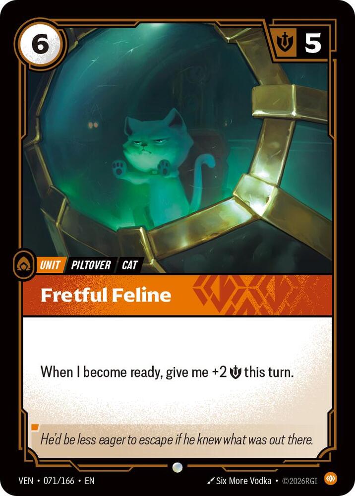 Fretful Feline - Vendetta - 071/166 - Foil - NM