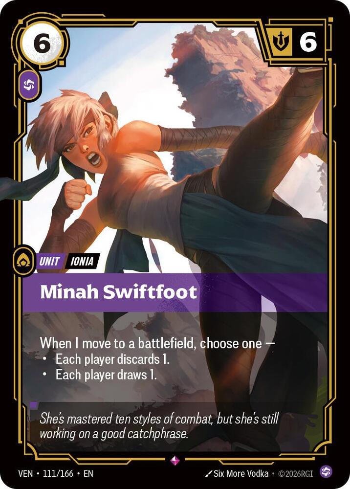 Minah Swiftfoot - Vendetta - 111/166 - Foil - NM