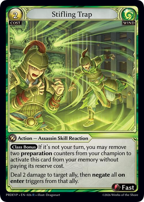 Stifling Trap -.asphodel/paradise Event Pack - 026 - - NM