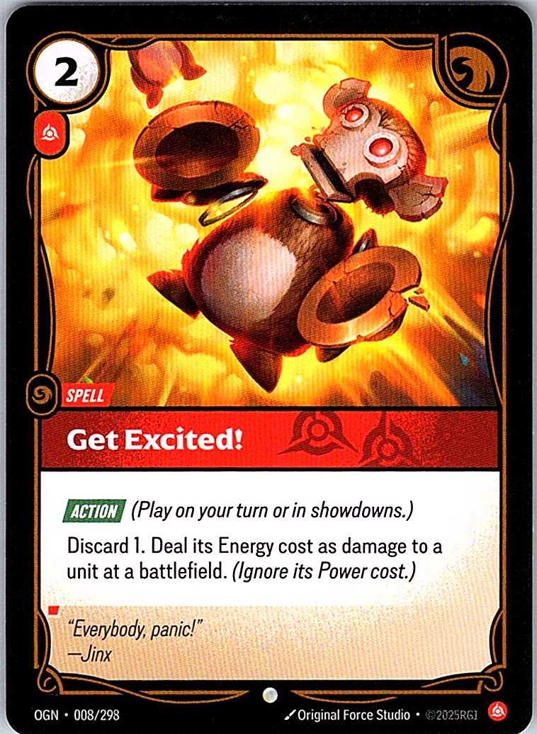 Get Excited! - Origins - 008/298 - - NM