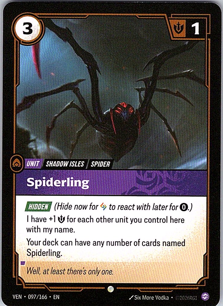 Spiderling - Vendetta - 097/166 - - NM