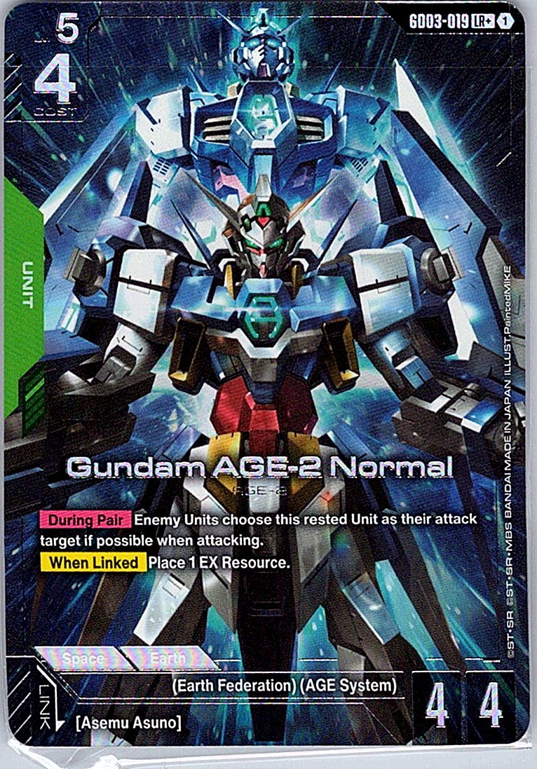 Gundam AGE-2 Normal (LR+) - Steel Requiem - GD03-019 - Holo - NM