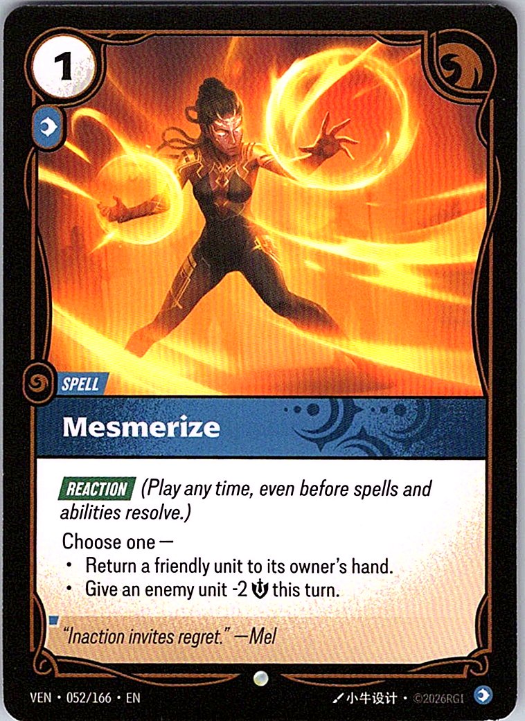 Mesmerize - Vendetta - 052/166 - - NM
