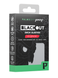 Palms Off Gaming Blackout Deck Sleeves - Japanese Mini Size - 60pc - Clear