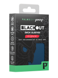 Palms Off Gaming Blackout Deck Sleeves - Japanese Mini Size - 60pc - Navy