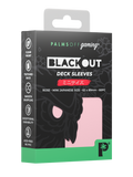 Palms Off Gaming Blackout Deck Sleeves - Japanese Mini Size - 60pc - Rose