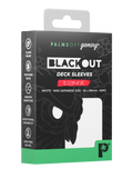 Palms Off Gaming Blackout Deck Sleeves - Japanese Mini Size - 60pc - White