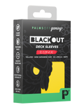 Palms Off Gaming Blackout Deck Sleeves - Japanese Mini Size - 60pc - Yellow