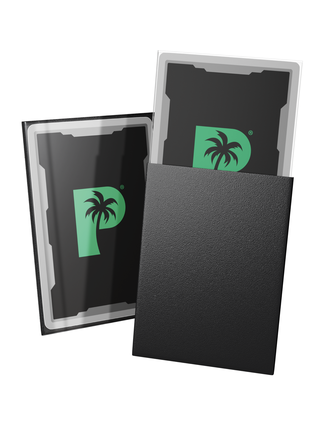 Palms Off Gaming Blackout Deck Sleeves - Standard - 100pc - Black