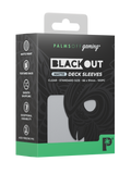 Palms Off Gaming Blackout Deck Sleeves - Standard - 100pc - Clear - Matte